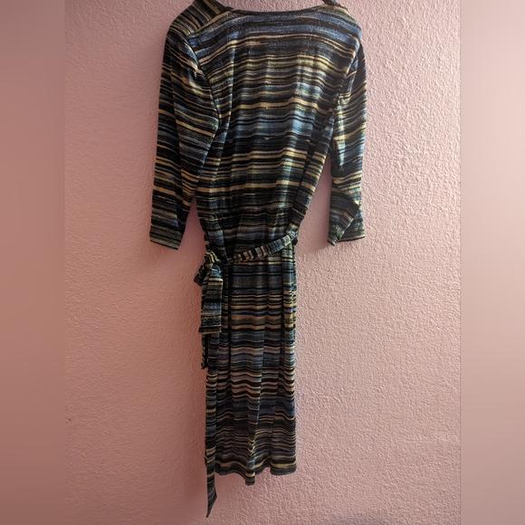 Lane Bryant Striped Midi Dress - Picture 3 of 3